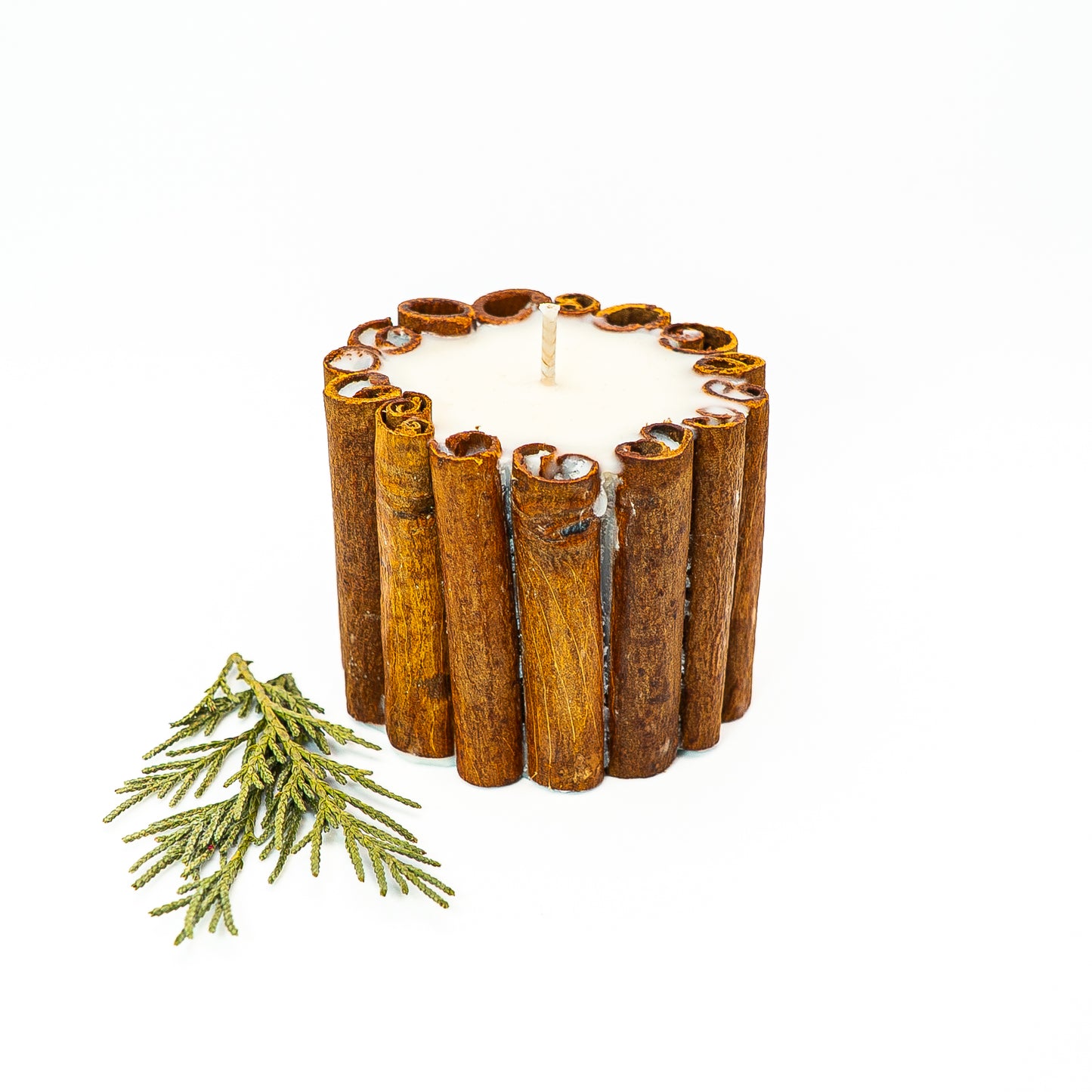 Botanical Soy Wax Candle – Cinnamon Wrapped Winter Spice