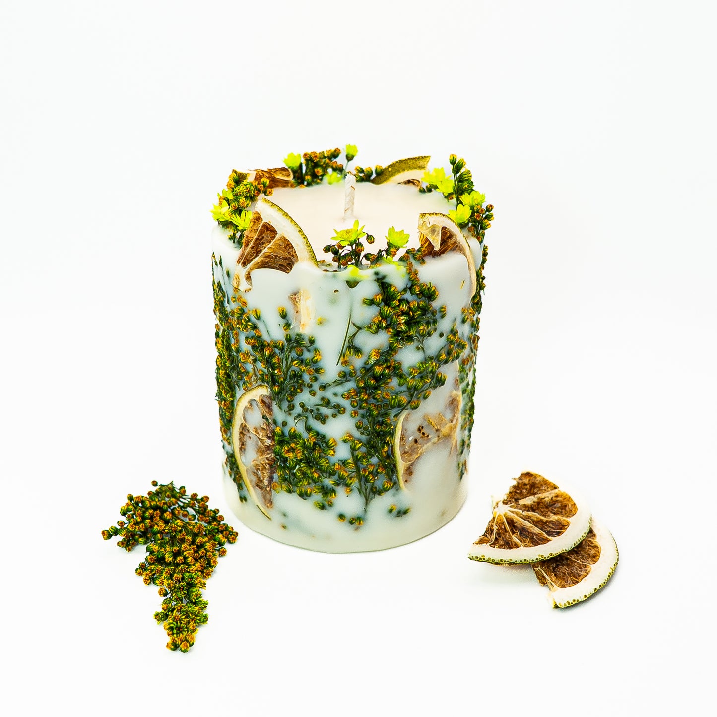 Botanical Soy Wax Candle – Lime & Greenery