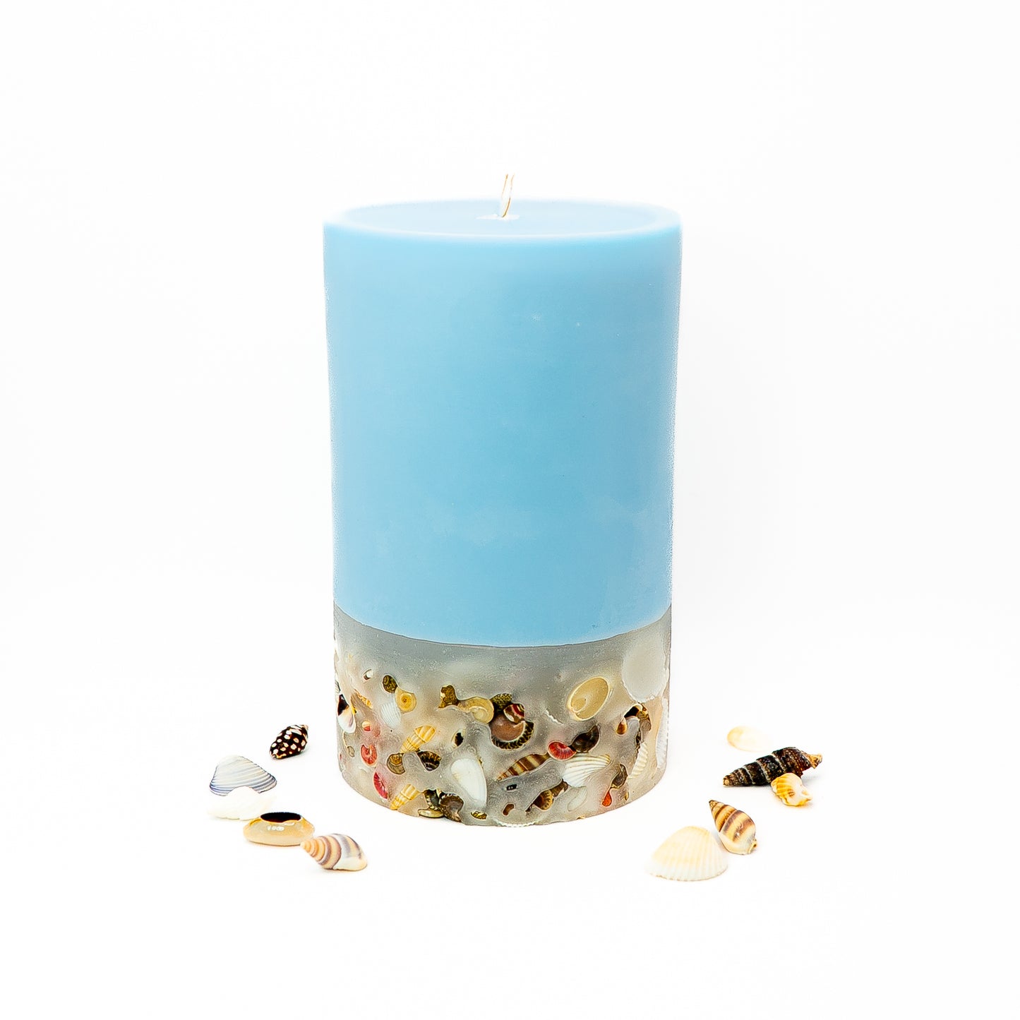 Botanical Soy Wax Candle – Coastal Shell Layer