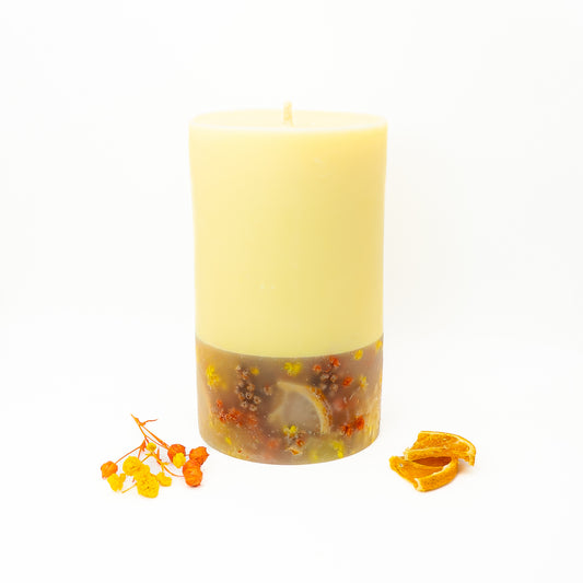 Botanical Soy Wax Candle – Floral Citrus Layer