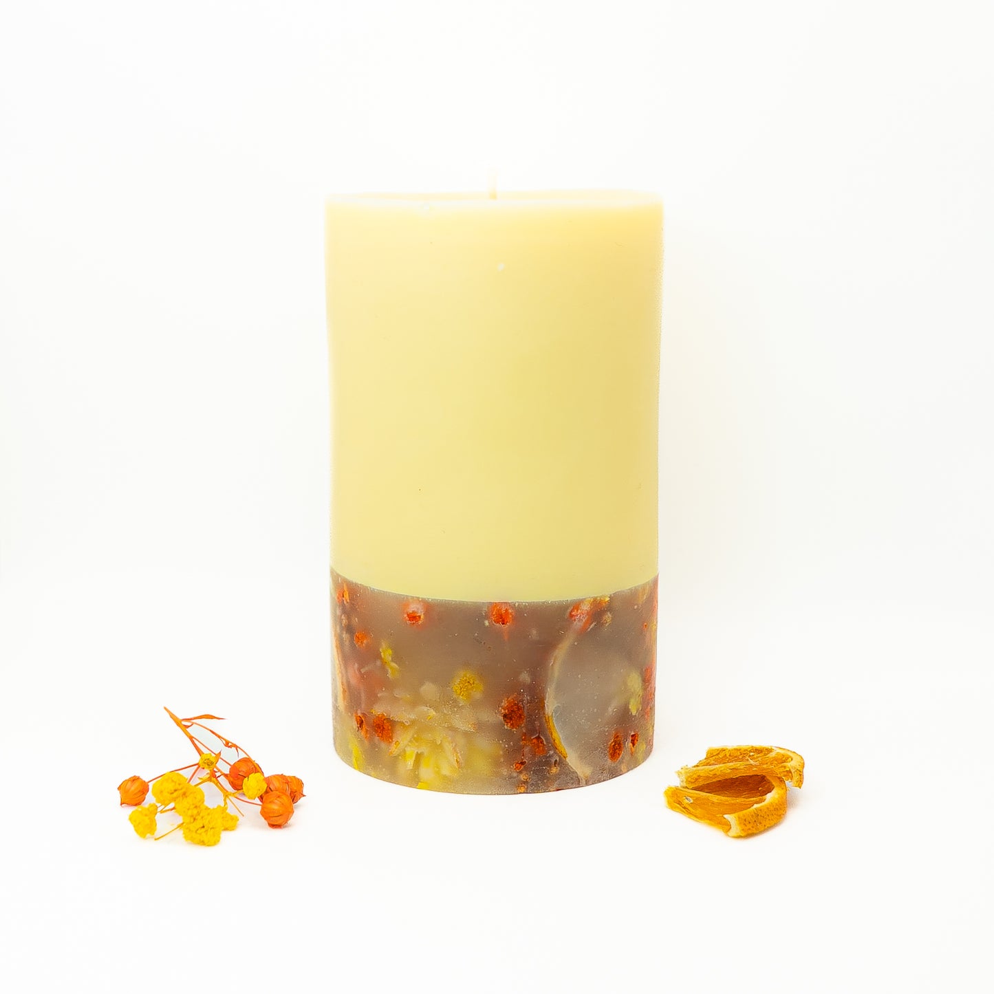 Botanical Soy Wax Candle – Floral Citrus Layer