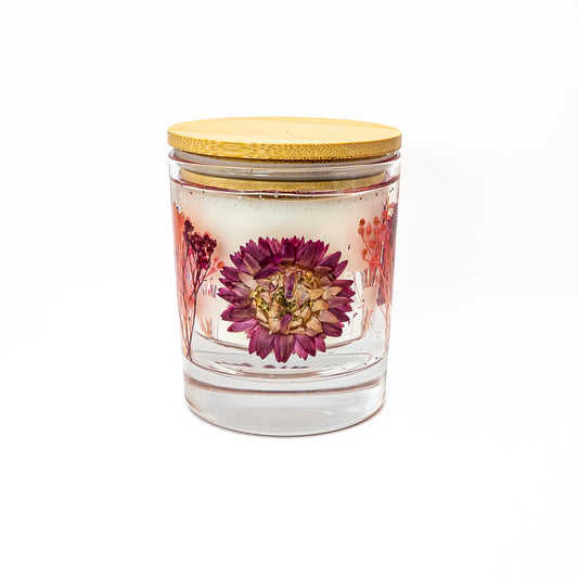 Botanical Soy Wax Candle Jar – Helichrysum Blossom