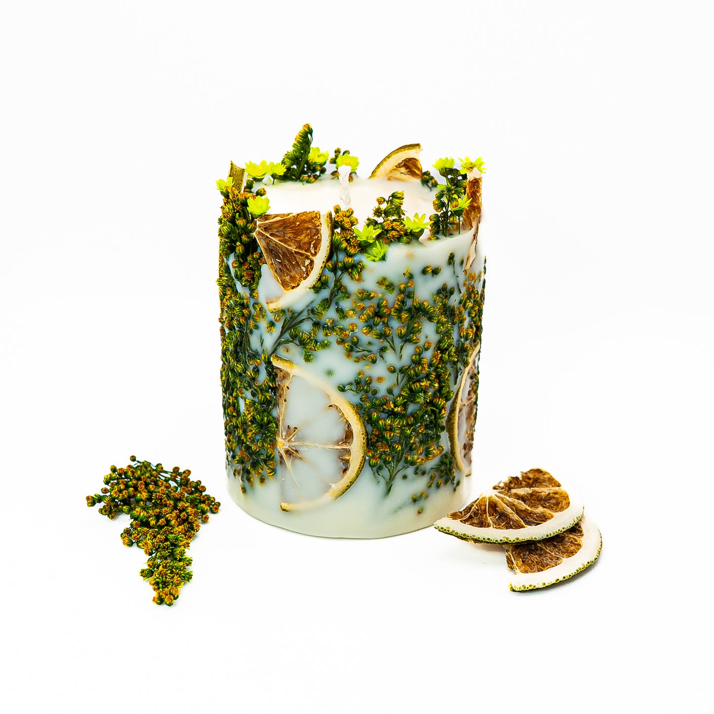 Botanical Soy Wax Candle – Lime & Greenery