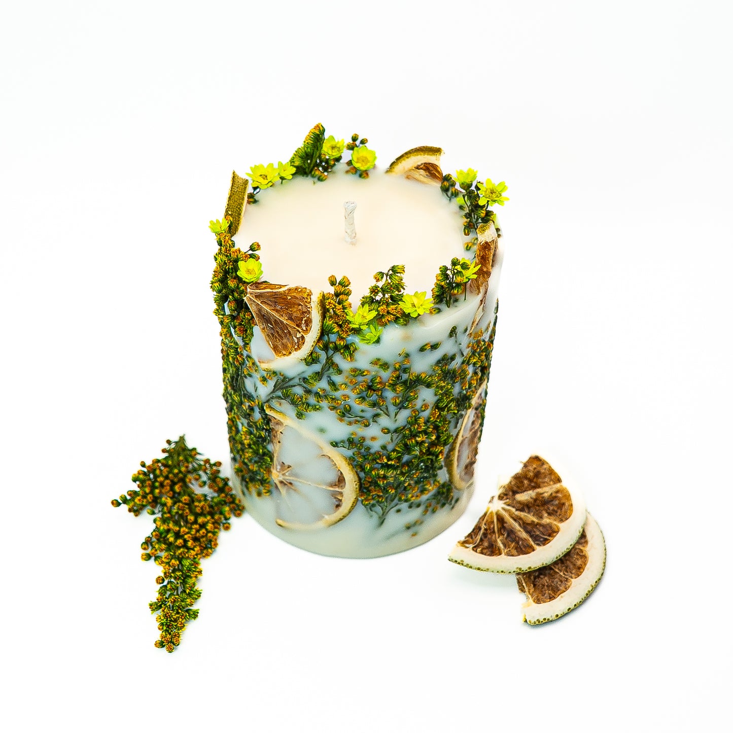 Botanical Soy Wax Candle – Lime & Greenery
