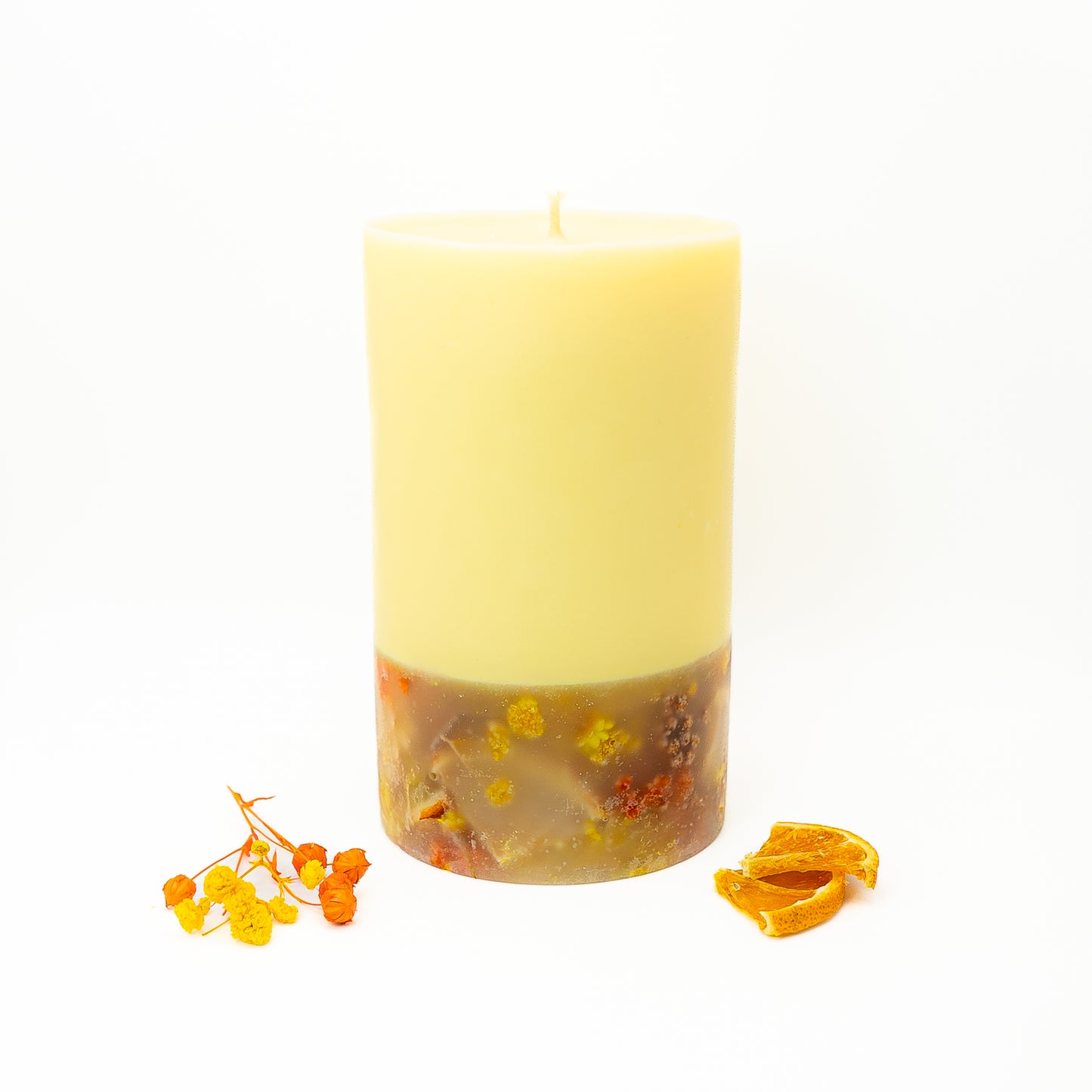 Botanical Soy Wax Candle – Floral Citrus Layer