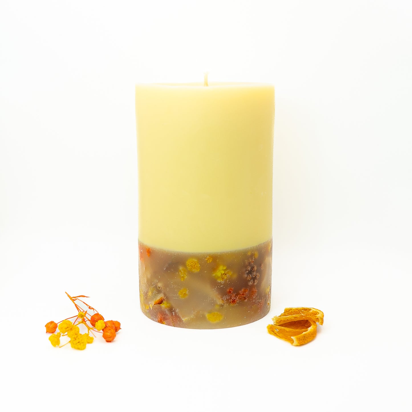 Botanical Soy Wax Candle – Floral Citrus Layer