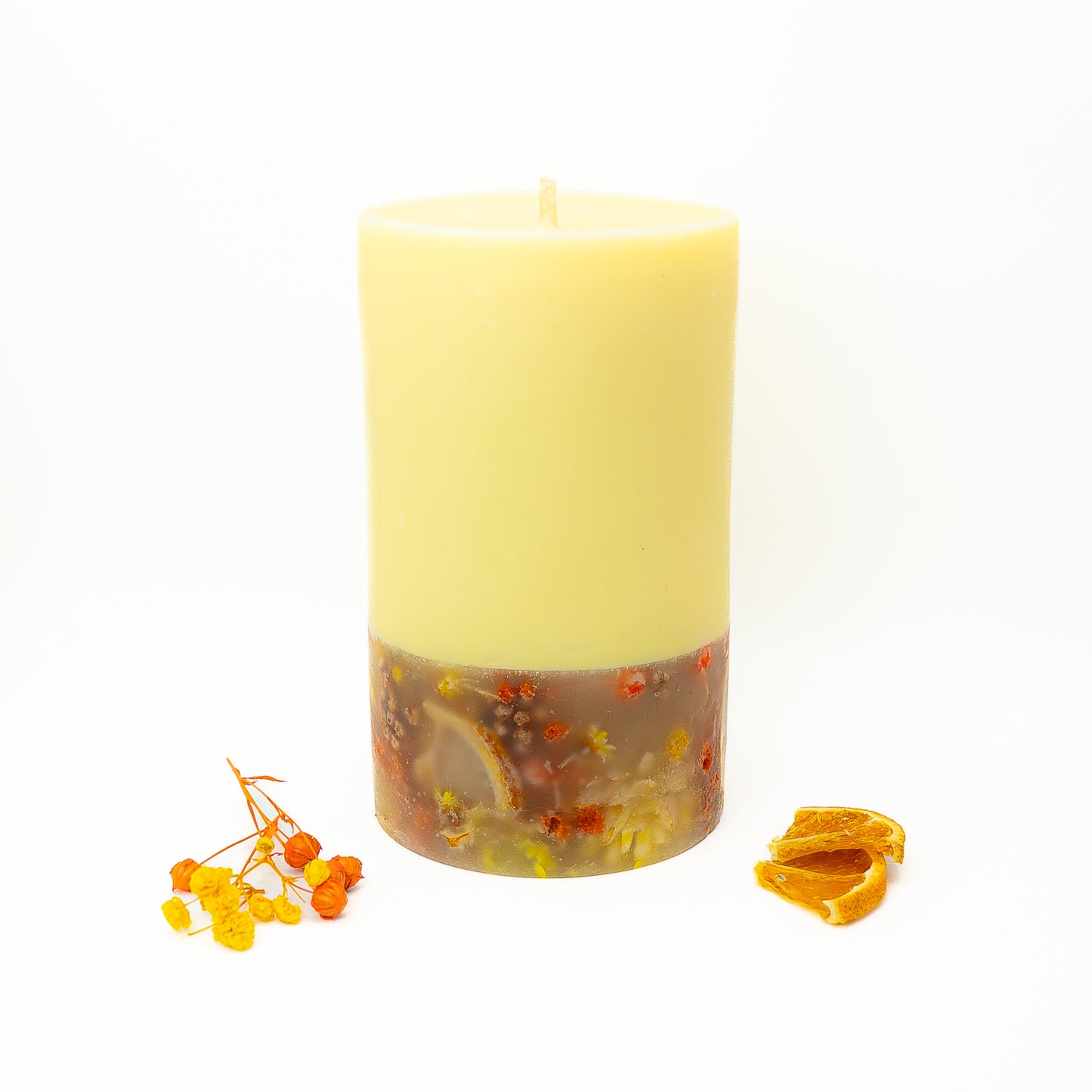 Botanical Soy Wax Candle – Floral Citrus Layer
