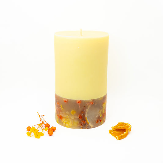 Botanical Soy Wax Candle – Floral Citrus Layer
