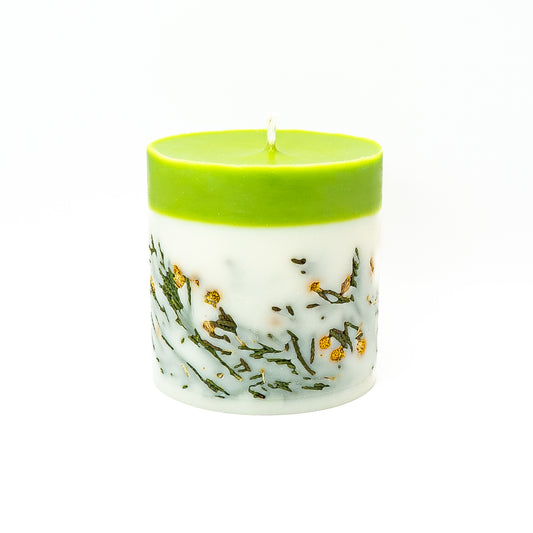 Botanical Soy Wax Candle – Green Botanical Layer